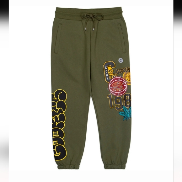 Cookies Other - Cookies Olive Green Graphic Sweatpants